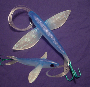 Frenzy Ballistic Flying Fish - 6 Bite Size - Saltwater Fishing Tackle